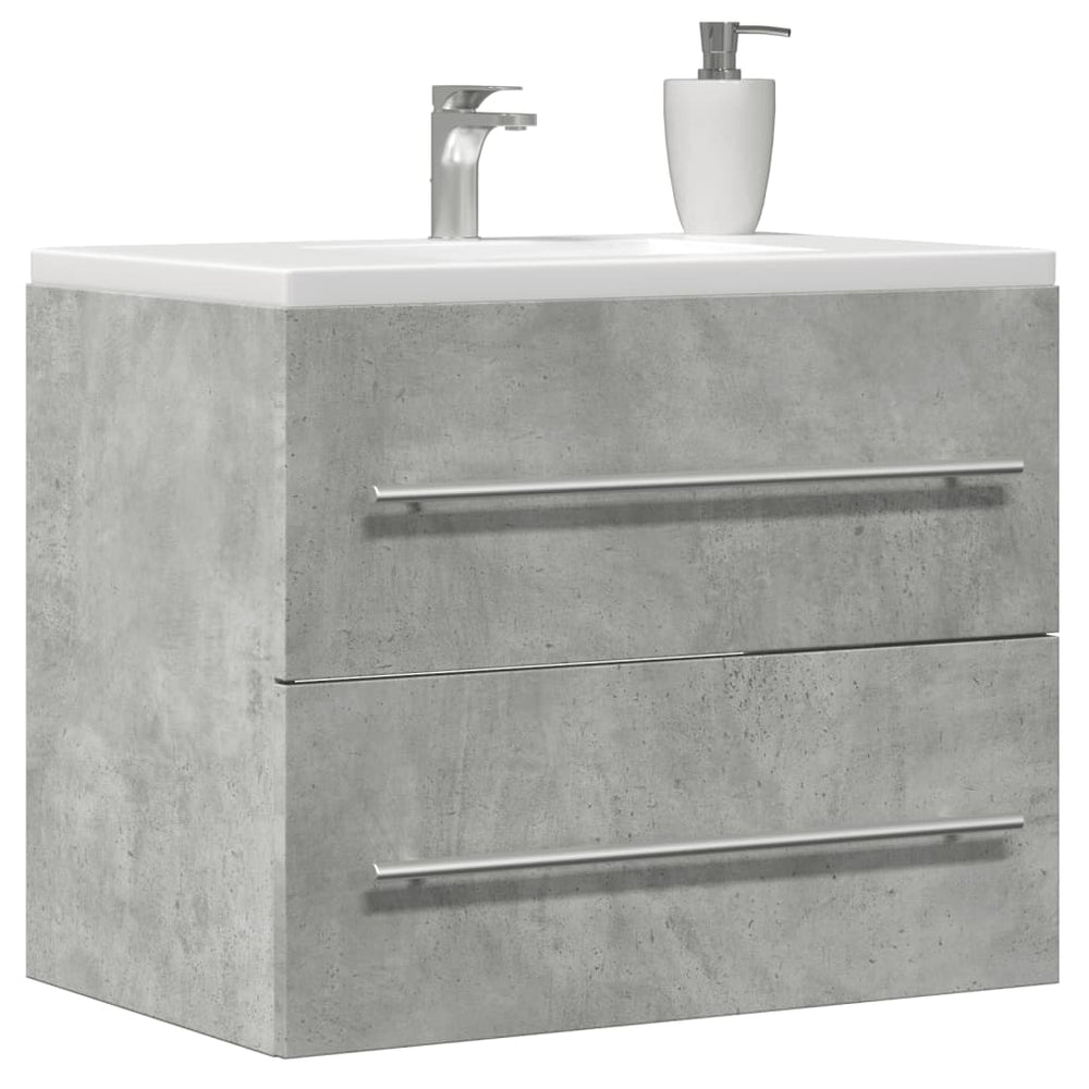 Waschbeckenunterschrank Betongrau 60 cm