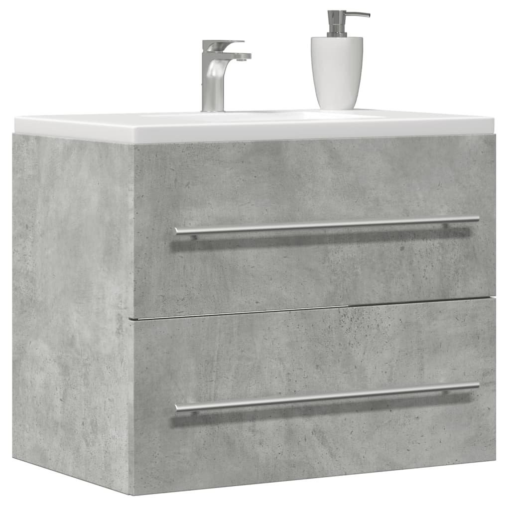 Waschbeckenunterschrank Betongrau 60 cm