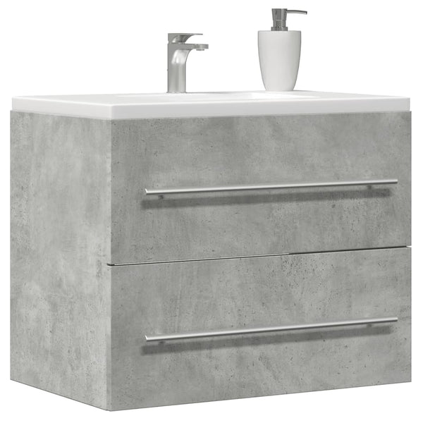 Waschbeckenunterschrank Betongrau 60 cm