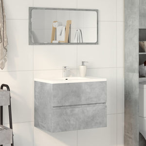 Badschrank Betongrau 60 cm