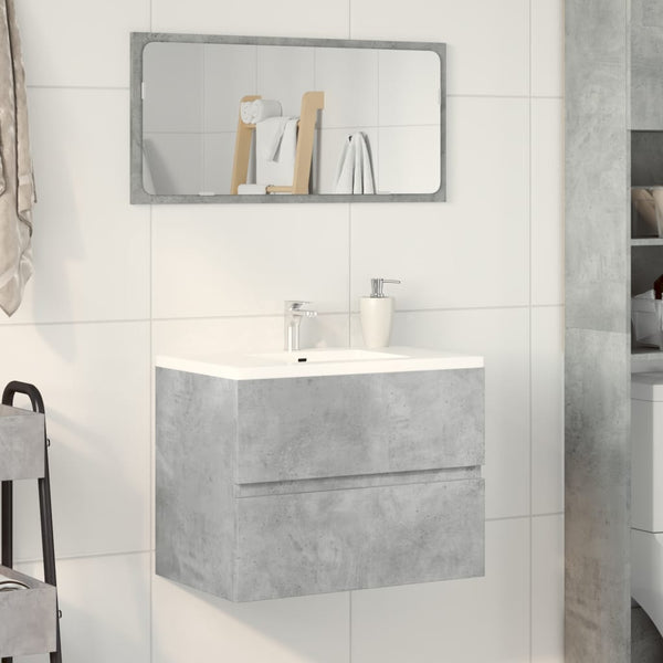 Badschrank Betongrau 60 cm