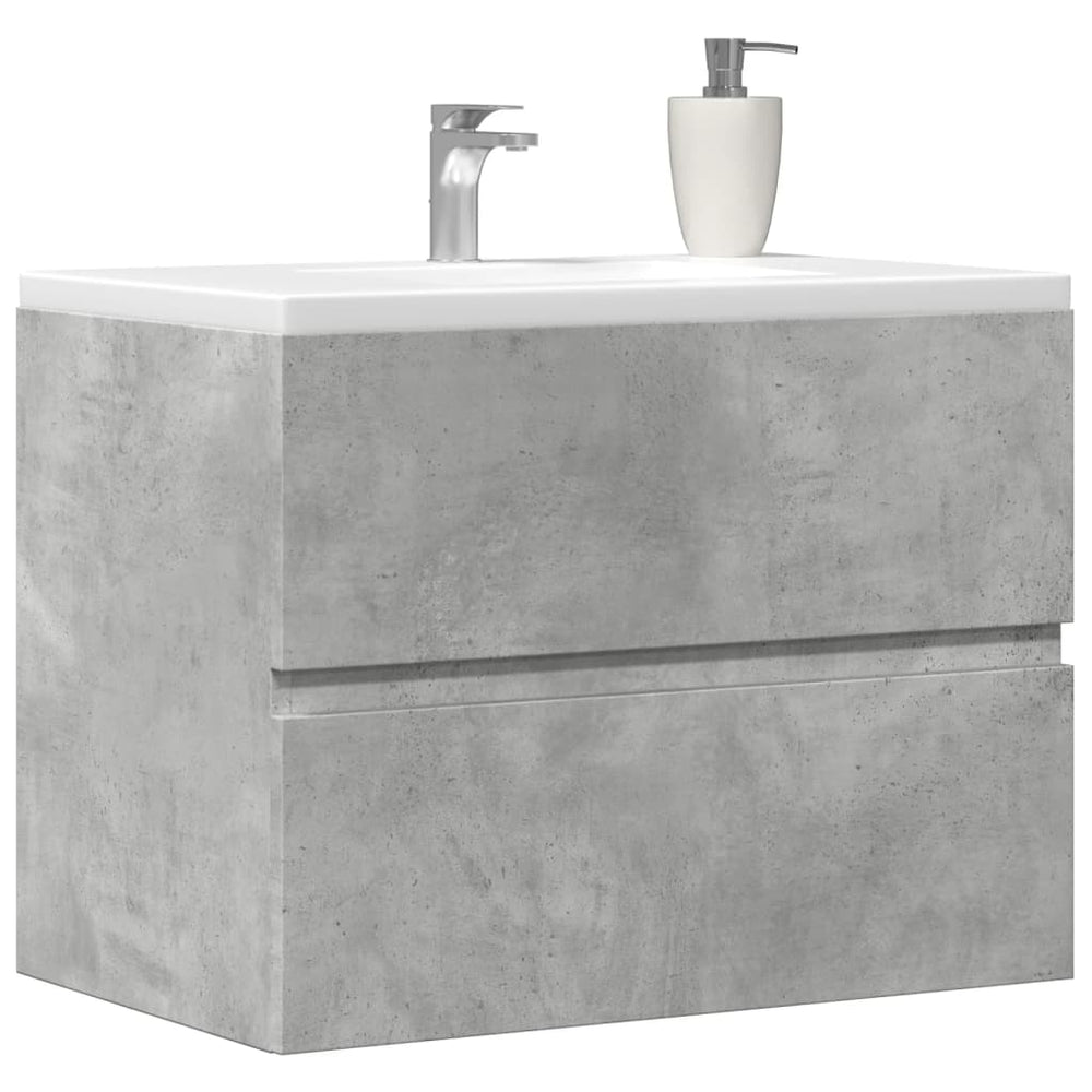 Badschrank Betongrau 60 cm