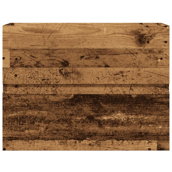 Badschrank Altholz-Optik, 60 cm