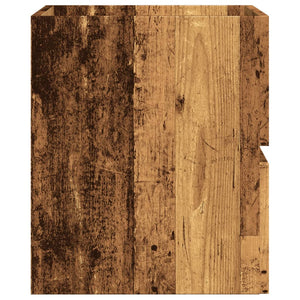Badschrank Altholz-Optik, 60 cm