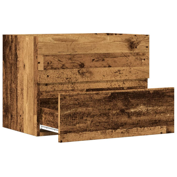 Badschrank Altholz-Optik, 60 cm
