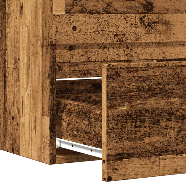Badschrank Altholz-Optik, 60 cm