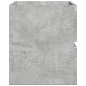 vidaXL Armoire murale de salle de bain gris béton 80x38,5x45 cm en bois d'ingénierie