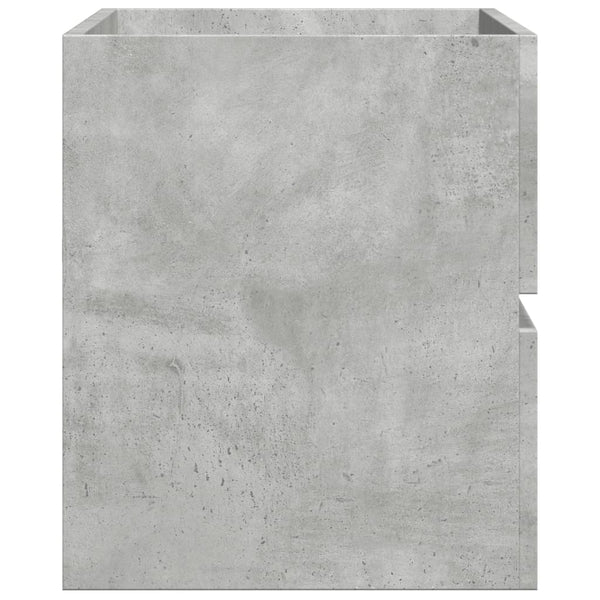 vidaXL Armoire murale de salle de bain gris béton 80x38,5x45 cm en bois d'ingénierie