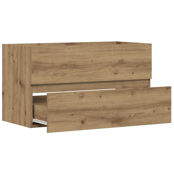 Waschbeckenunterschrank Artisan-Eiche 90 cm