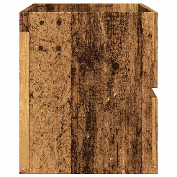 Waschbeckenschrank Altholz-Optik 100 cm