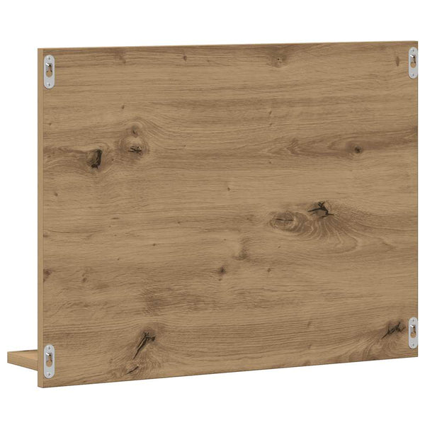 Badspiegel mit Ablagen Artisan-Eiche 60 cm