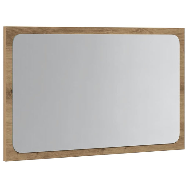 LED Badspiegel Artisan-Eiche 60 cm
