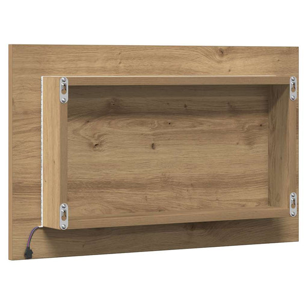LED Badspiegel Artisan-Eiche 60 cm
