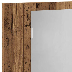 LED-Spiegelschrank Altholz-Optik 40cm