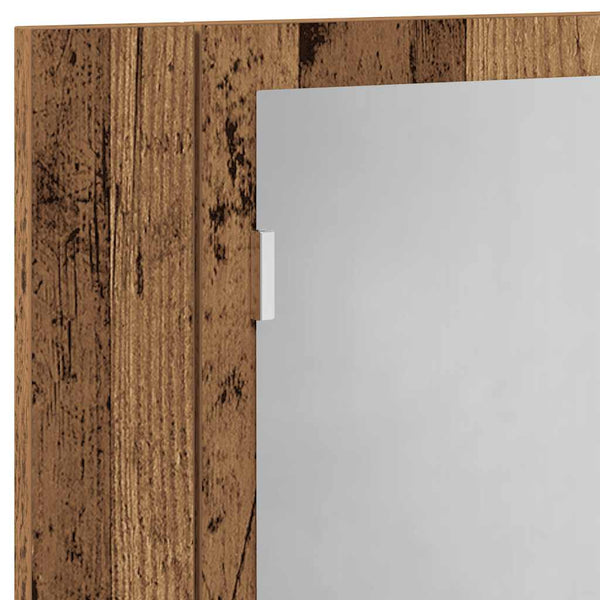 LED-Spiegelschrank Altholz-Optik 40cm