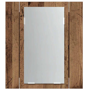 LED-Spiegelschrank Altholz-Optik 40cm