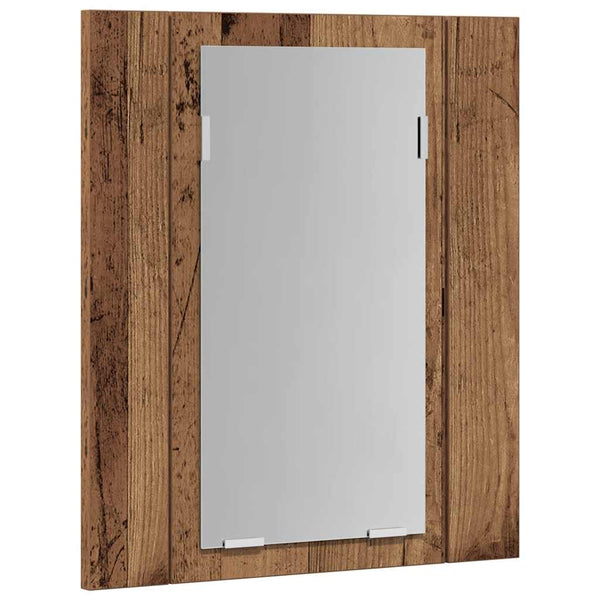 LED-Spiegelschrank Altholz-Optik 40cm