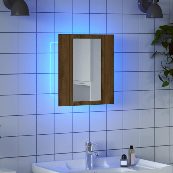 LED-Spiegelschrank Artisan-Eiche 40x45 cm