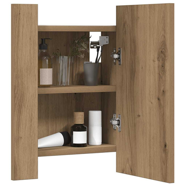 LED-Spiegelschrank Artisan-Eiche 40x45 cm