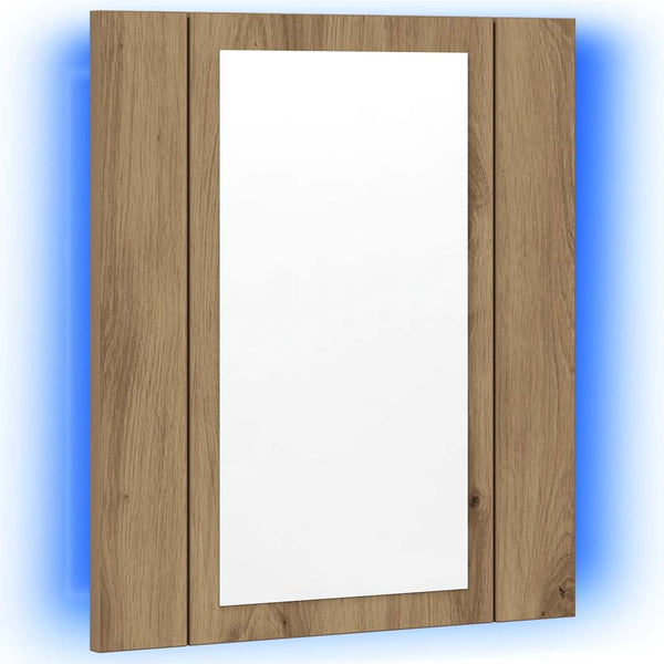 LED-Spiegelschrank Artisan-Eiche 40x45 cm