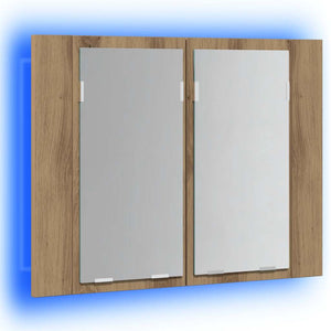 LED-Spiegelschrank Artisan-Eiche 60 cm