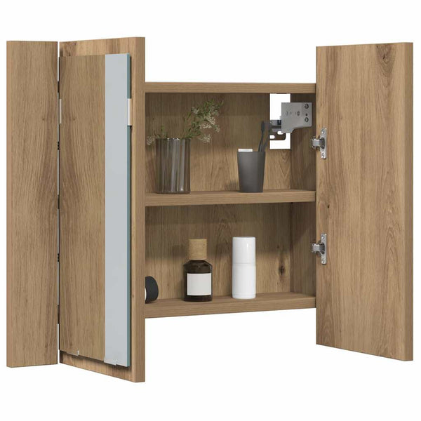 LED-Spiegelschrank Artisan-Eiche 60 cm