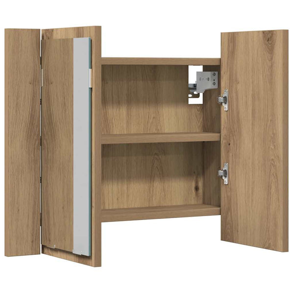 LED-Spiegelschrank Artisan-Eiche 60 cm