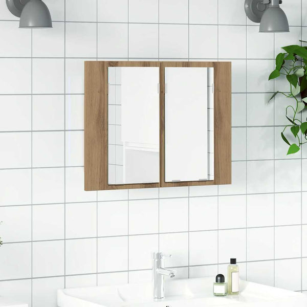 LED-Spiegelschrank Artisan-Eiche 60 cm