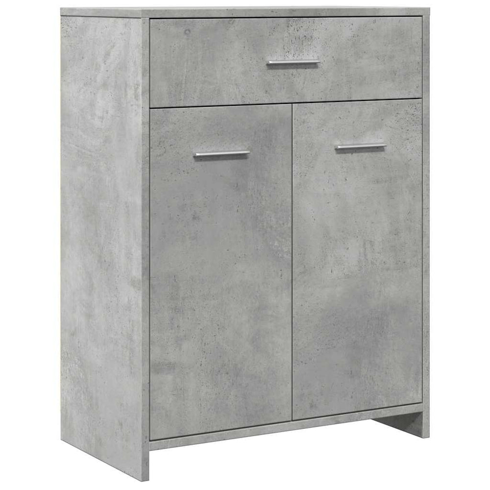 Betongrauer Badezimmerschrank 60x80 cm