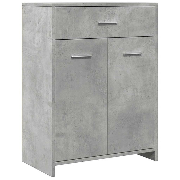Betongrauer Badezimmerschrank 60x80 cm