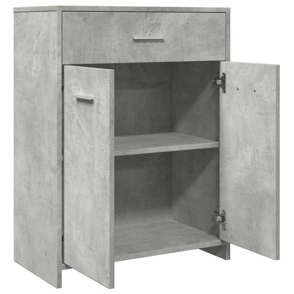Betongrauer Badezimmerschrank 60x80 cm