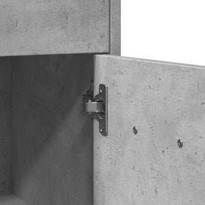 Betongrauer Badezimmerschrank 60x80 cm