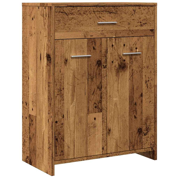 Badschrank Altholz-Optik 60x80 cm