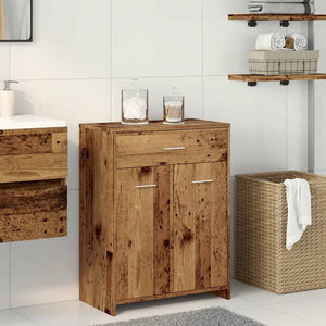 Badschrank Altholz-Optik 60x80 cm