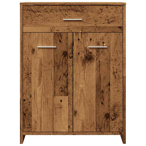 Badschrank Altholz-Optik 60x80 cm