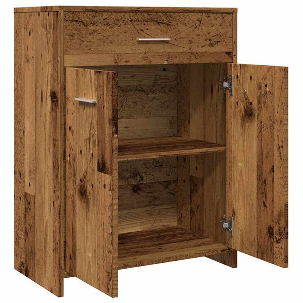 Badschrank Altholz-Optik 60x80 cm
