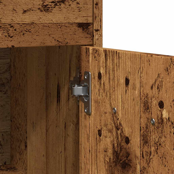 Badschrank Altholz-Optik 60x80 cm