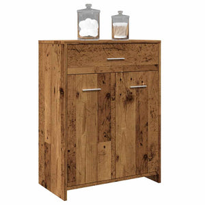 Badschrank Altholz-Optik 60x80 cm