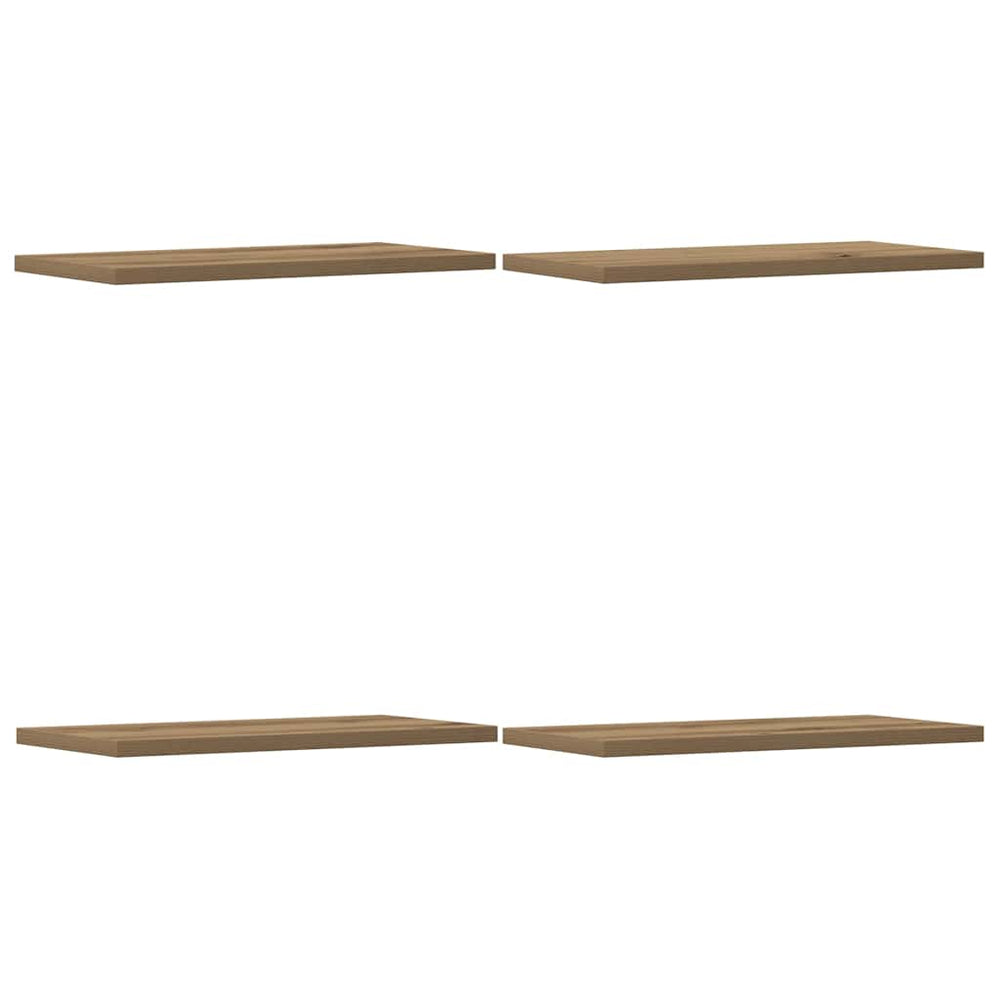 vidaXL Wall Shelves 4 pcs. Artisan Oak 40x20x1.5 cm Engineered Wood