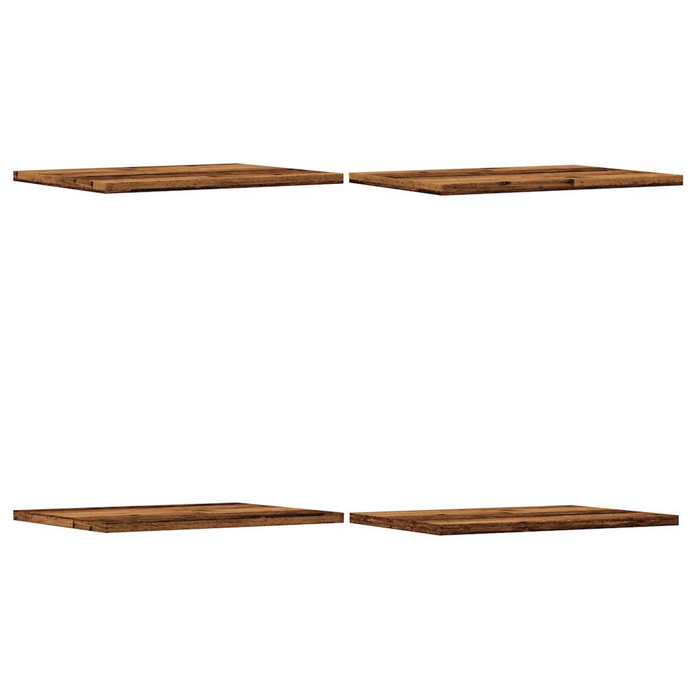 Regalböden 4er Set Altholz-Optik 40x30 cm