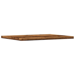 vidaXL Étagères murales 4 pcs Aspect bois de récupération 40x30x1,5 cm Bois d'ingénierie