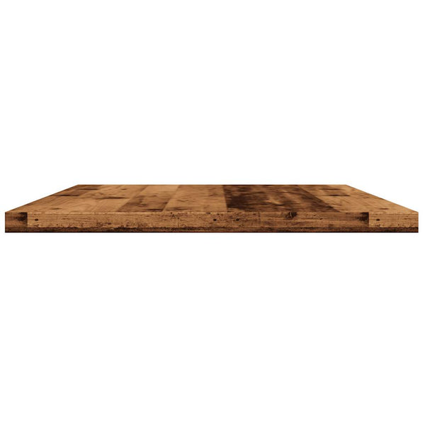 vidaXL Étagères murales 4 pcs Aspect bois de récupération 40x30x1,5 cm Bois d'ingénierie