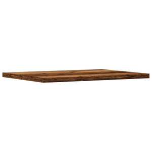 vidaXL Étagères murales 4 pcs Aspect bois de récupération 40x30x1,5 cm Bois d'ingénierie
