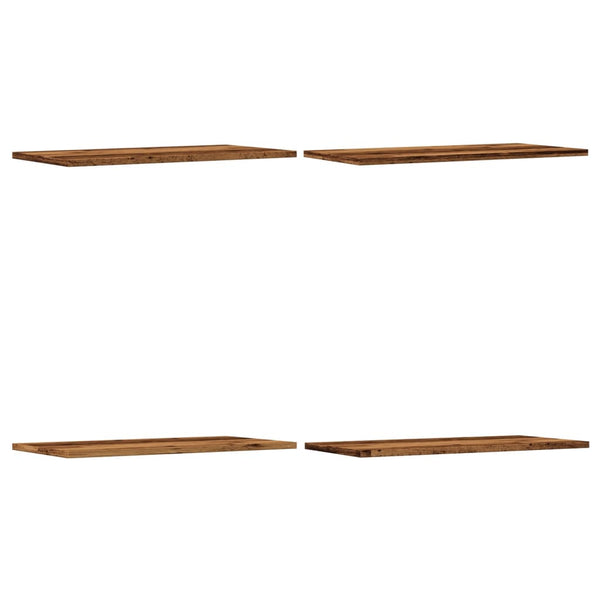 Wandregale 4er Set Altholz-Optik 60cm