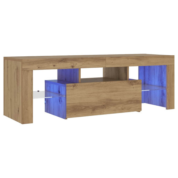 TV-Schrank Artisan Eiche mit LED 120cm