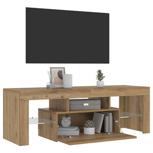 TV-Schrank Artisan Eiche mit LED 120cm