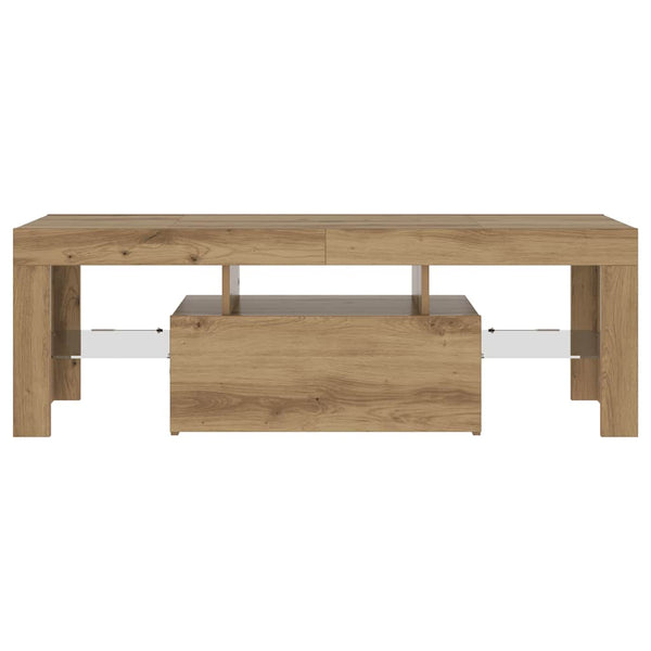 TV-Schrank Artisan Eiche mit LED 120cm