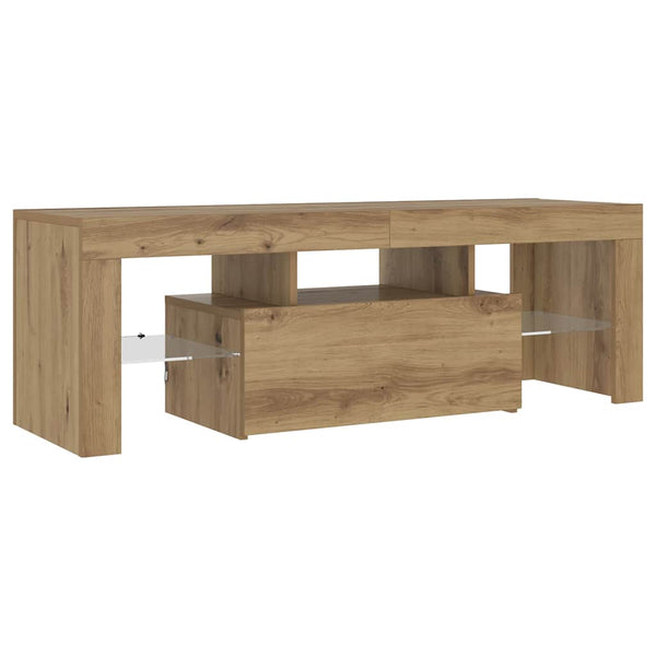 TV-Schrank Artisan Eiche mit LED 120cm