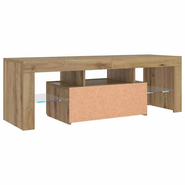 TV-Schrank Artisan Eiche mit LED 120cm