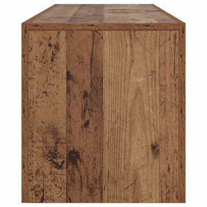 TV-Schrank mit LED Altholz-Optik 140 cm